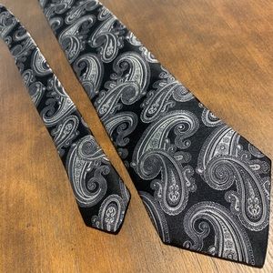 Paisley silk neck tie